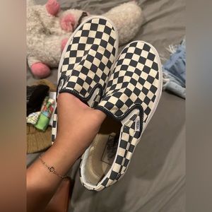 Vans checkered shoes